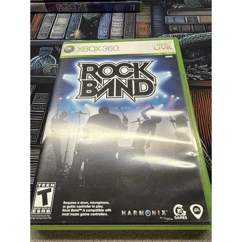Xbox 360 Games Lot Of 8 Music Games Karaoke Revolution RockBand CIB Tested